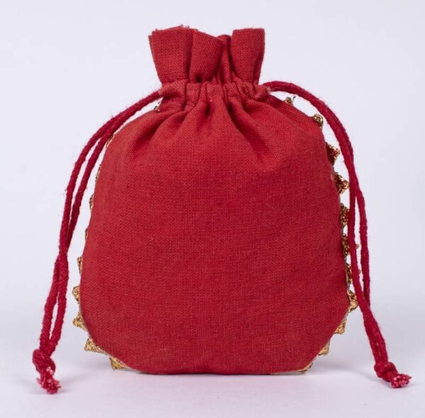 Round Lace Cotton Pouches | Elegant Gift Packaging | Wholesale Bags - Image 9