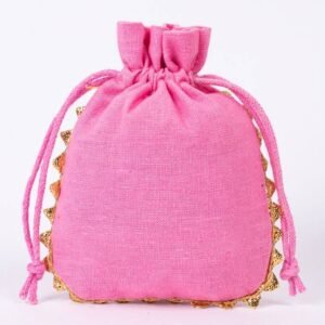 Round Lace Cotton Pouches | Elegant Gift Packaging | Wholesale Bags