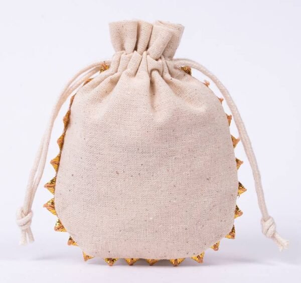 Round Lace Cotton Pouches | Elegant Gift Packaging | Wholesale Bags - Image 7