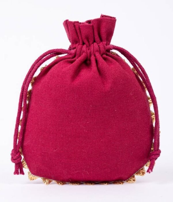 Round Lace Cotton Pouches | Elegant Gift Packaging | Wholesale Bags - Image 6