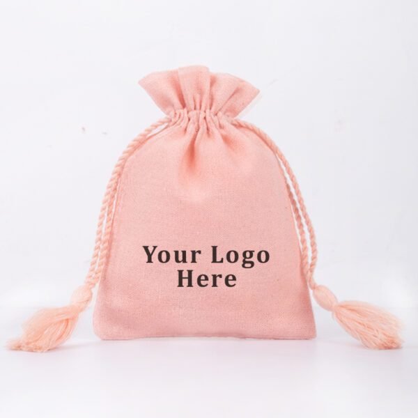 Tasselled Drawstring Pouches | Secure Gift Bags | Wholesale Packaging - Image 2