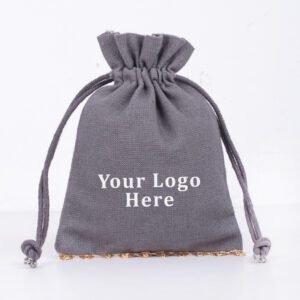 Lace Bottom Cotton Pouches | Custom Gift Bags | Luxury Packaging